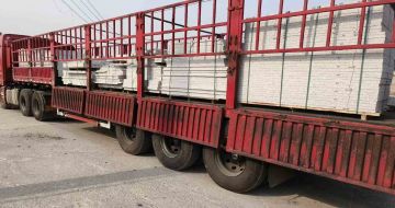 娄底 白麻荔枝面外墙干挂，工厂装车日常