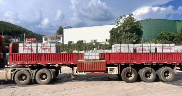 娄底 芝麻灰花岗岩地铺石出货日常