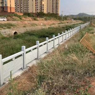 娄底 白麻河道栏杆效果展示图