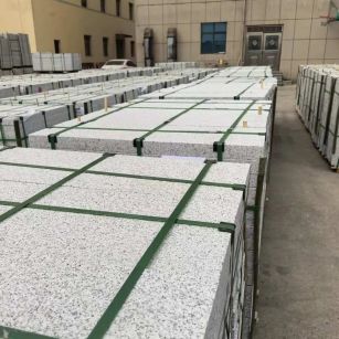 娄底 白麻花岗岩5.0公分荔枝面地铺石