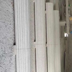 娄底 花岗岩厂家带你看白麻花岗岩门楼大柱柱皮