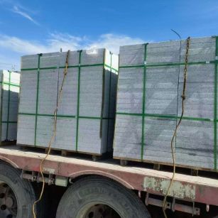 娄底 芝麻白花岗岩地铺石装车日常