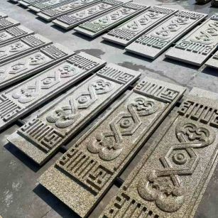 娄底 黄金麻花岗岩外墙雕刻板