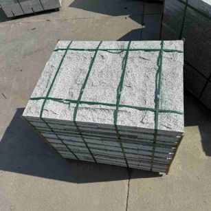 娄底 白麻花岗岩石材自然面蘑菇石成品