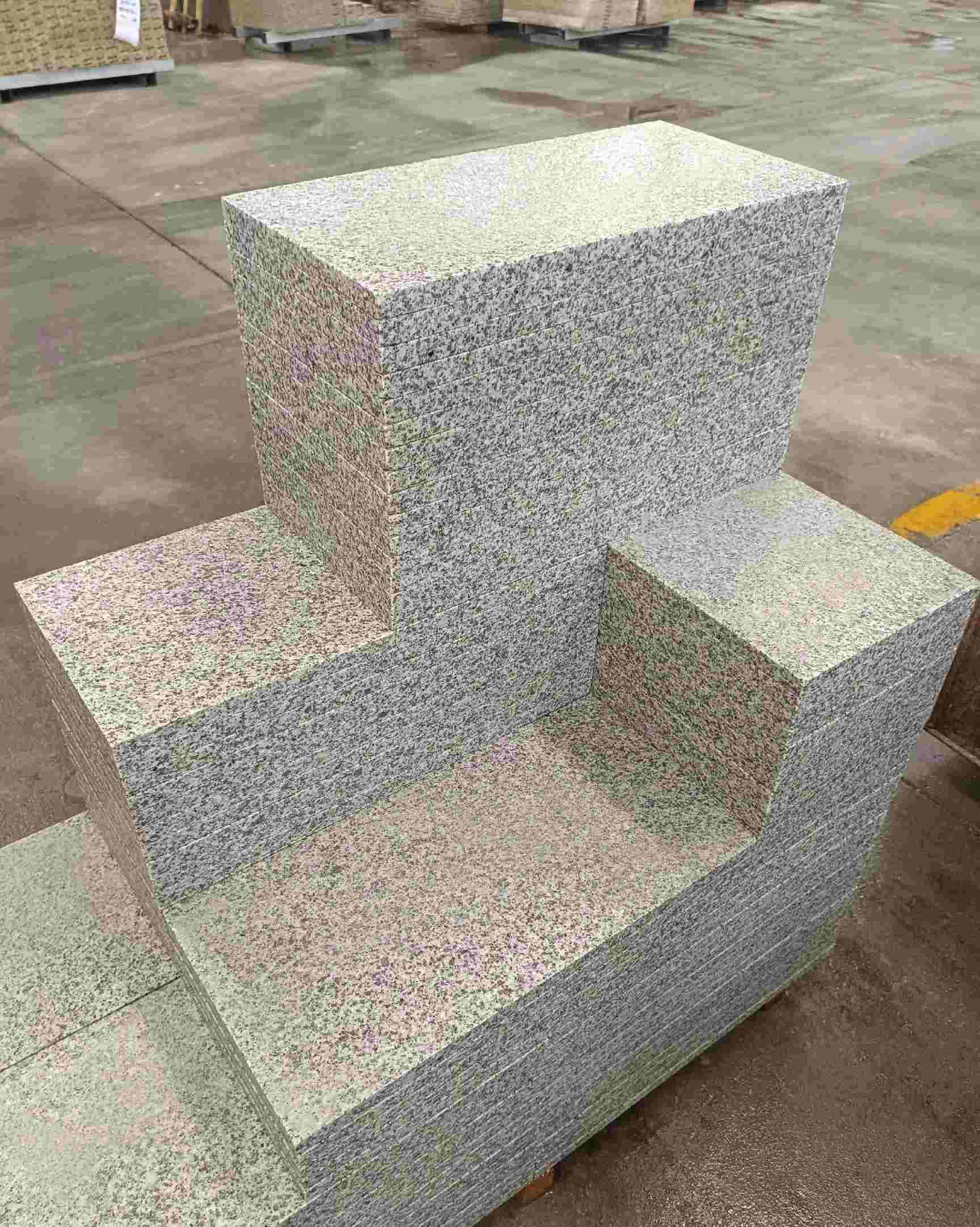 娄底 白麻花岗岩荔枝面地铺石