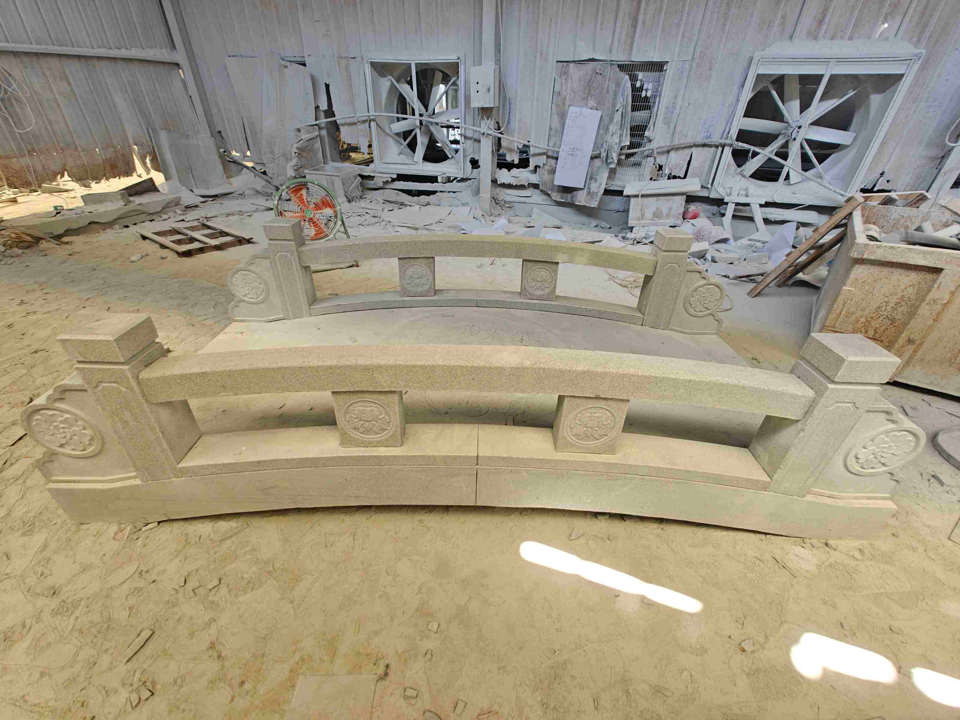 娄底 芝麻灰花岗岩异形加工-拱桥，石桥