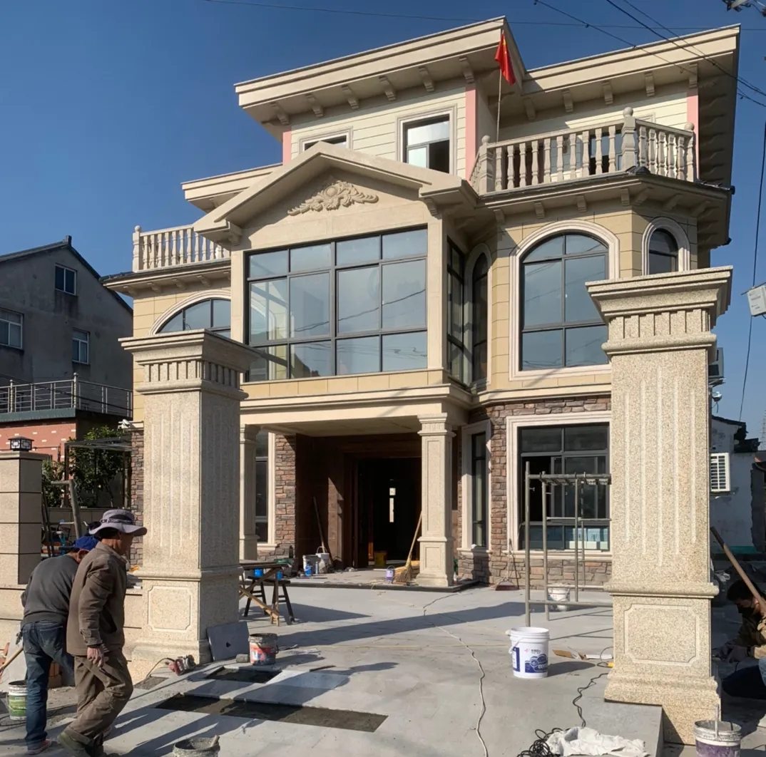 娄底 黄金麻花岗岩荔枝面别墅外墙干挂私家专属