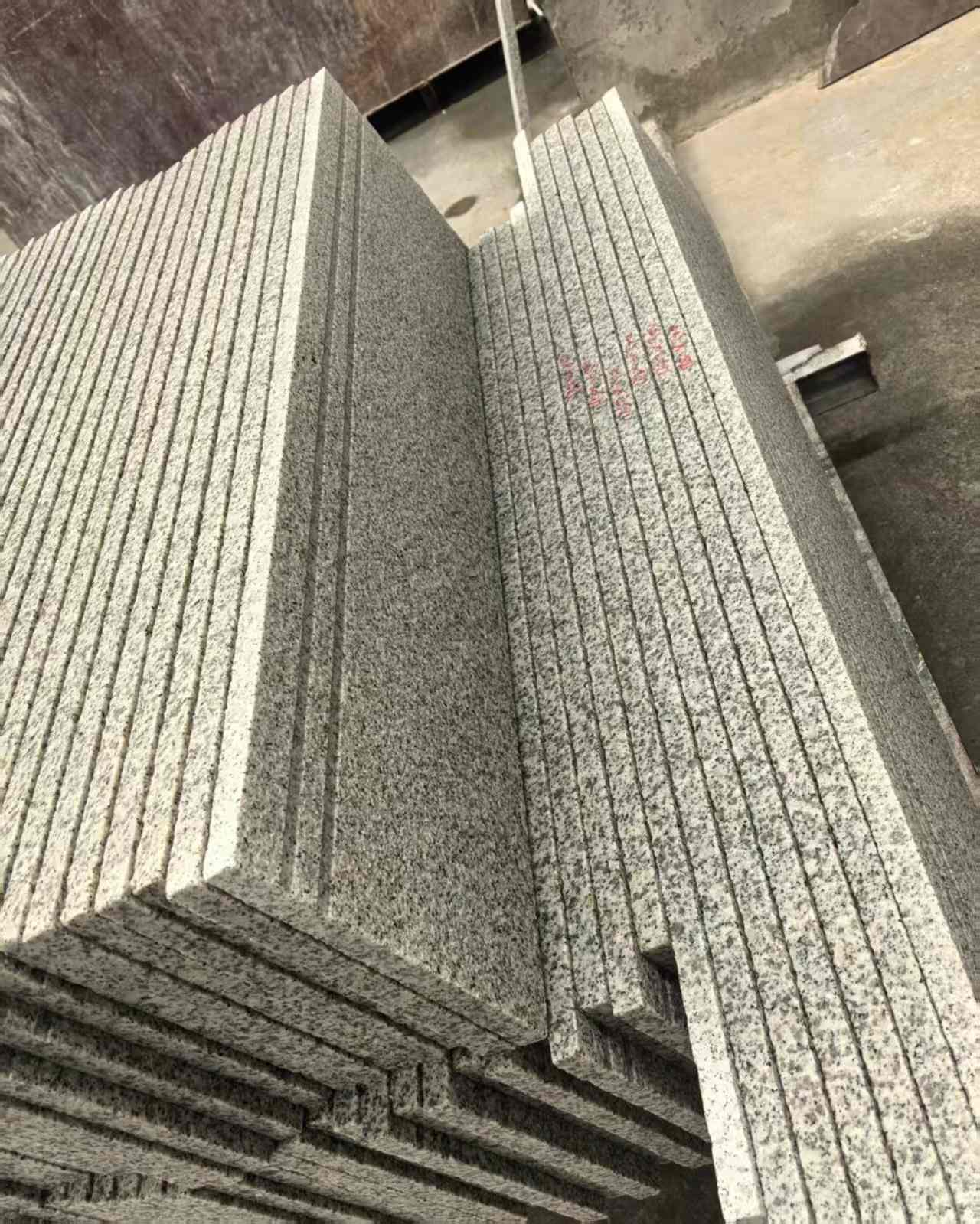 娄底 白麻荔枝面花岗岩楼梯踏步