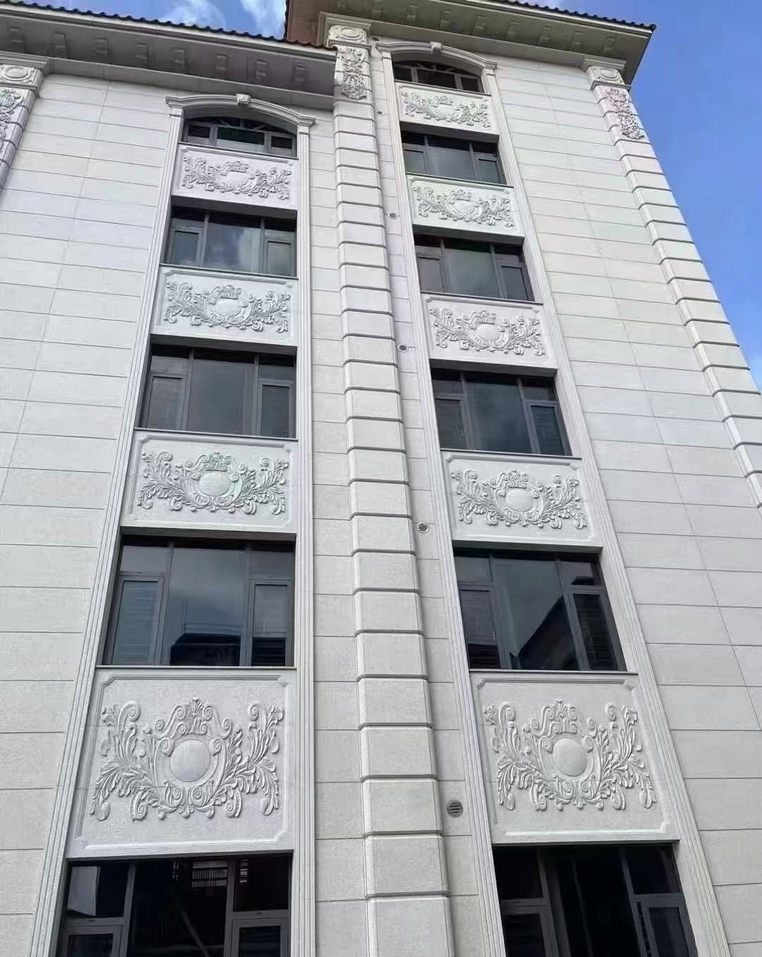 娄底 白麻荔枝面花岗岩别墅外墙干挂